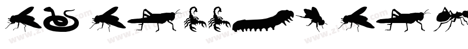 CK Creepy Crawlies字体转换